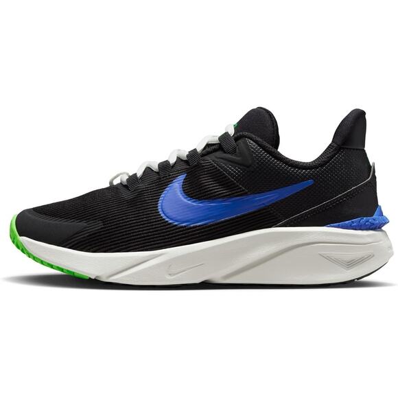 NWT Nike Unisex Kid's Young Athletes Shoe,Black/Racer Blue/White-38.5 EU 6Y - Picture 2 of 7